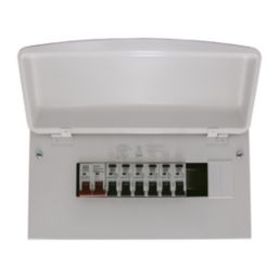 MK Sentry  12-Module 6-Way Populated High Integrity Main Switch Consumer Unit