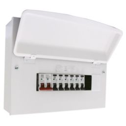 MK Sentry  12-Module 6-Way Populated High Integrity Main Switch Consumer Unit