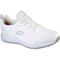 Skechers Squad SR Myton Metal Free  Non Safety Shoes White Size 9