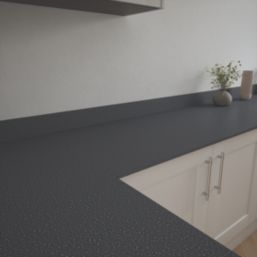 Metis  Dark Grey Composite Kitchen Worktop 3050mm x 620mm x 15mm