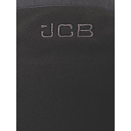 JCB Trade 1/4 Zip Tech Fleece Black Large 42-44" Chest