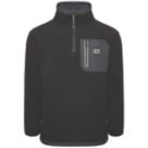 JCB Trade 1/4 Zip Tech Fleece Black Large 42-44" Chest