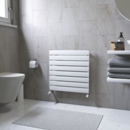 Ximax Oceanus 595mm x 600mm 1300BTU White Horizontal Designer Radiator