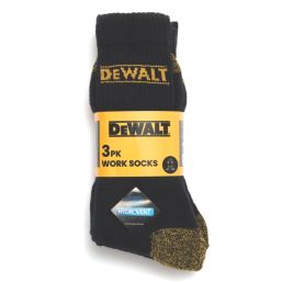 DEWALT 3PP Socks Black 6-11 3 Pairs