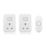 Byron DBY-22317UK Plug-In Wireless Doorbell Kit White 3 Piece Set
