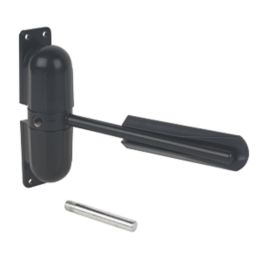 Smith & Locke Surface-Mounted Door Closer Black