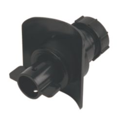McAlpine  Mechanical Pipe Boss Connector Black 32mm