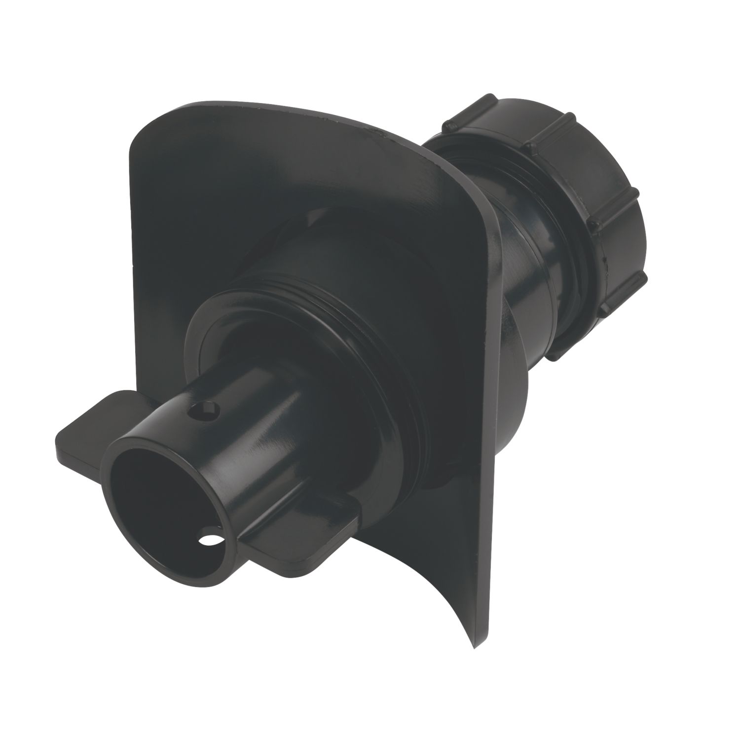 McAlpine Mechanical Pipe Boss Connector Black 32mm (25854)