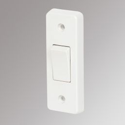 Crabtree Capital 10A 1-Gang 2-Way Light Switch  White