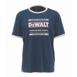 DEWALT Bakesfield Short Sleeve T-Shirts Olive / Navy Medium 39" Chest 2 Pack