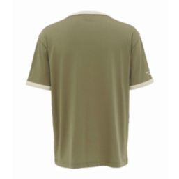 DEWALT Bakesfield Short Sleeve T-Shirts Olive / Navy Medium 39" Chest 2 Pack
