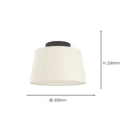 Eglo Febres Ceiling Light Black