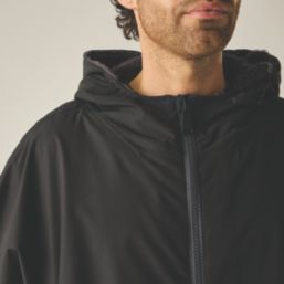 Regatta Adult Waterproof Changing Robe Black / Slate Grey X Large / 2X Large Size 68" Chest