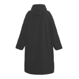 Regatta Adult Waterproof Changing Robe Black / Slate Grey X Large / 2X Large Size 68" Chest