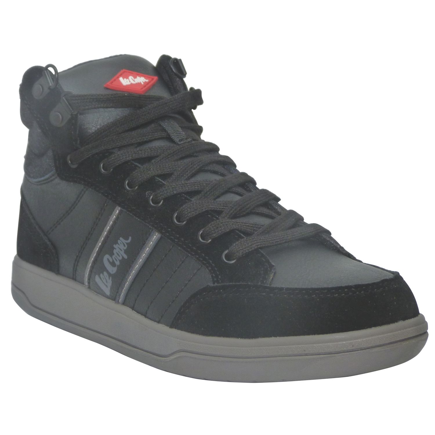 Lee Cooper LCSHOE099 Size 8 Black/Grey Steel Toe Cap Safety Trainer Boots (258FP)