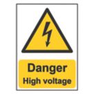 Essentials "Danger High Voltage" Sign 210mm x 148mm