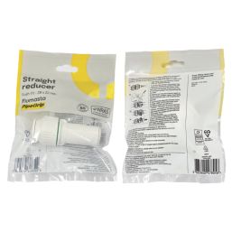 Flomasta  Plastic Push-Fit Reducing Coupler F 22mm x M 28mm