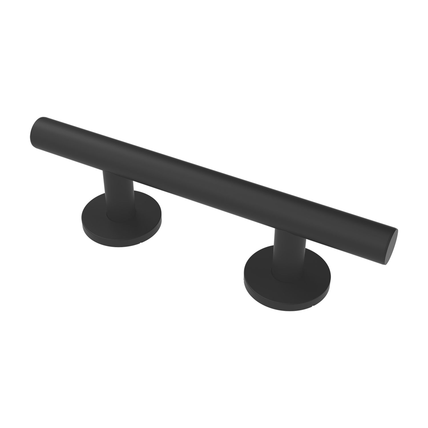 Nymas Straight Household Luxury Grab Rail Matt Black 355mm (258JM)