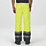 Regatta Pro Hi-Vis Cargo Trousers Yellow / Navy 40" W 31" L