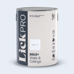 LickPro Max+ 5Ltr Blue 14 Eggshell Emulsion  Paint