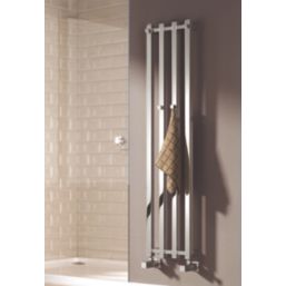 Reina 1200mm x 260mm 879BTU Chrome Flat Designer Towel Radiator