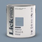 LickPro 2.5Ltr Blue 17 Satin Water-Based Trim Paint
