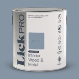 LickPro 2.5Ltr Blue 17 Satin Water-Based Trim Paint
