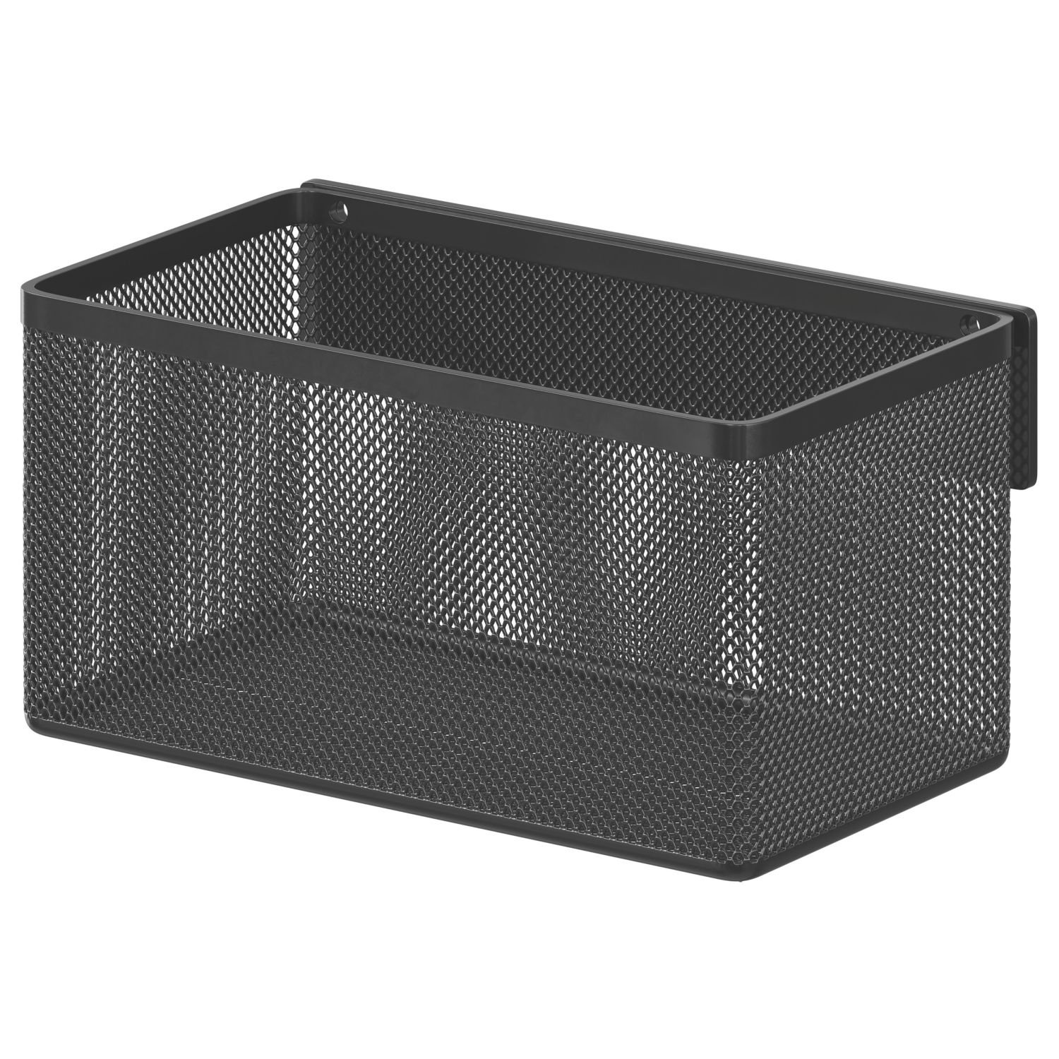 Elland 1-Tier Large Shower Basket Black (258PE)