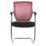 Nautilus Designs Nexus Medium Back Cantilever/Visitor Chair Red