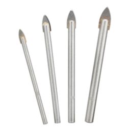 Titan Tile & Glass Drill Bits 4 Piece Set