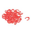 FloPlast FloFit+ Plastic Collet Clips Red 10mm 50 Pack