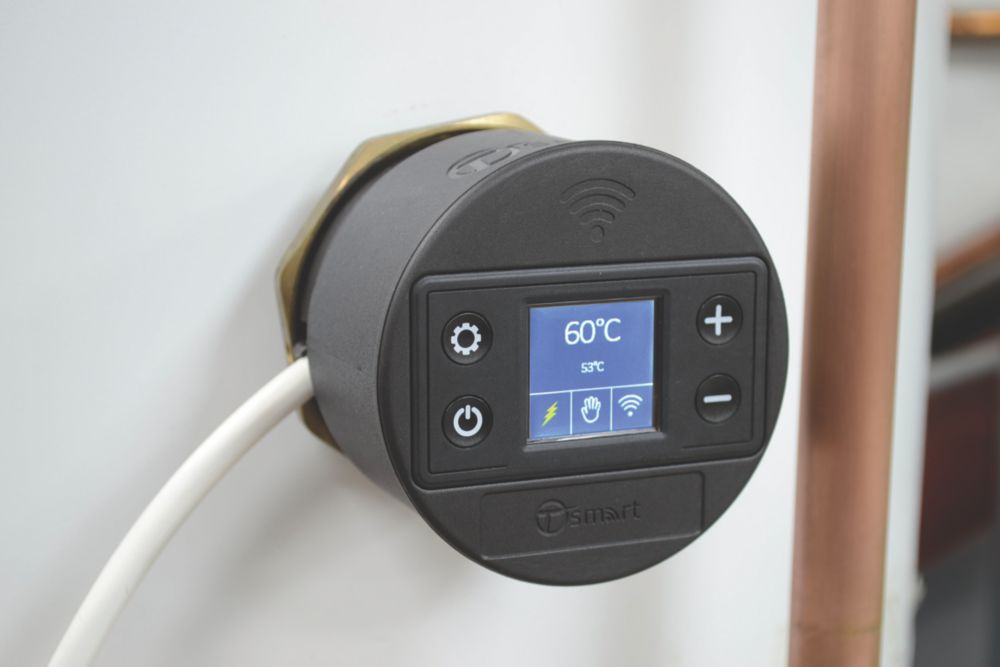 Tesla Smart Thermostat for Immersion Heaters 310mm Screwfix