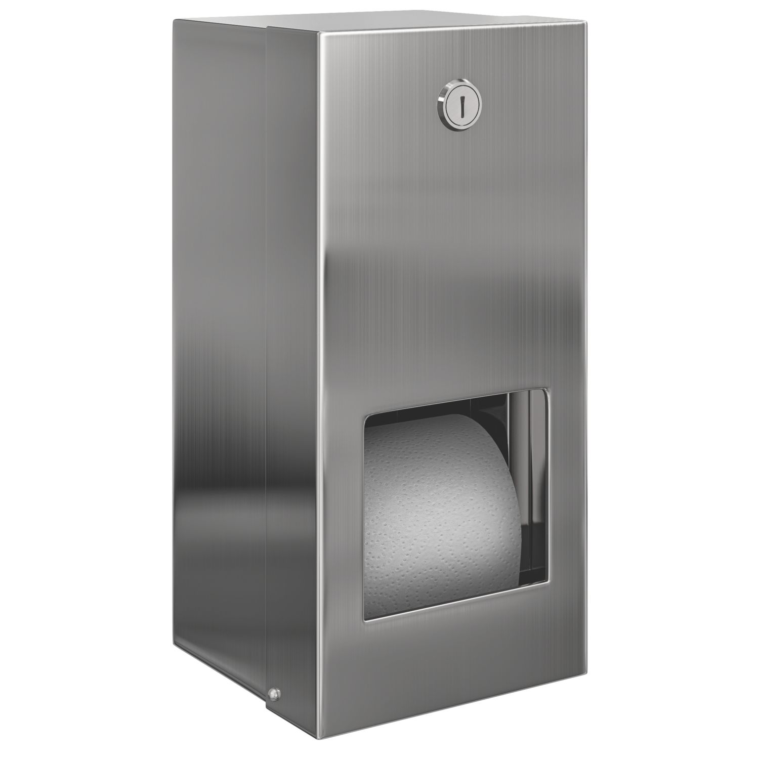 ETAL Lockable Double Toilet Roll Holder Stainless Steel (258RL)