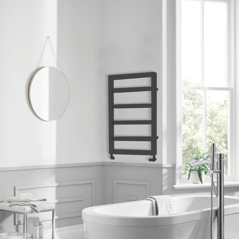 Screwfix black towel discount radiator