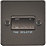 Knightsbridge  10AX 1-Gang TP Fan Isolator Switch Gunmetal