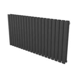 Ximax Fortuna Duplex 600mm x 1180mm 4573BTU Anthracite Horizontal Designer Radiator