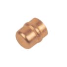 Flomasta  Copper Solder Ring Stop Ends 8mm 2 Pack