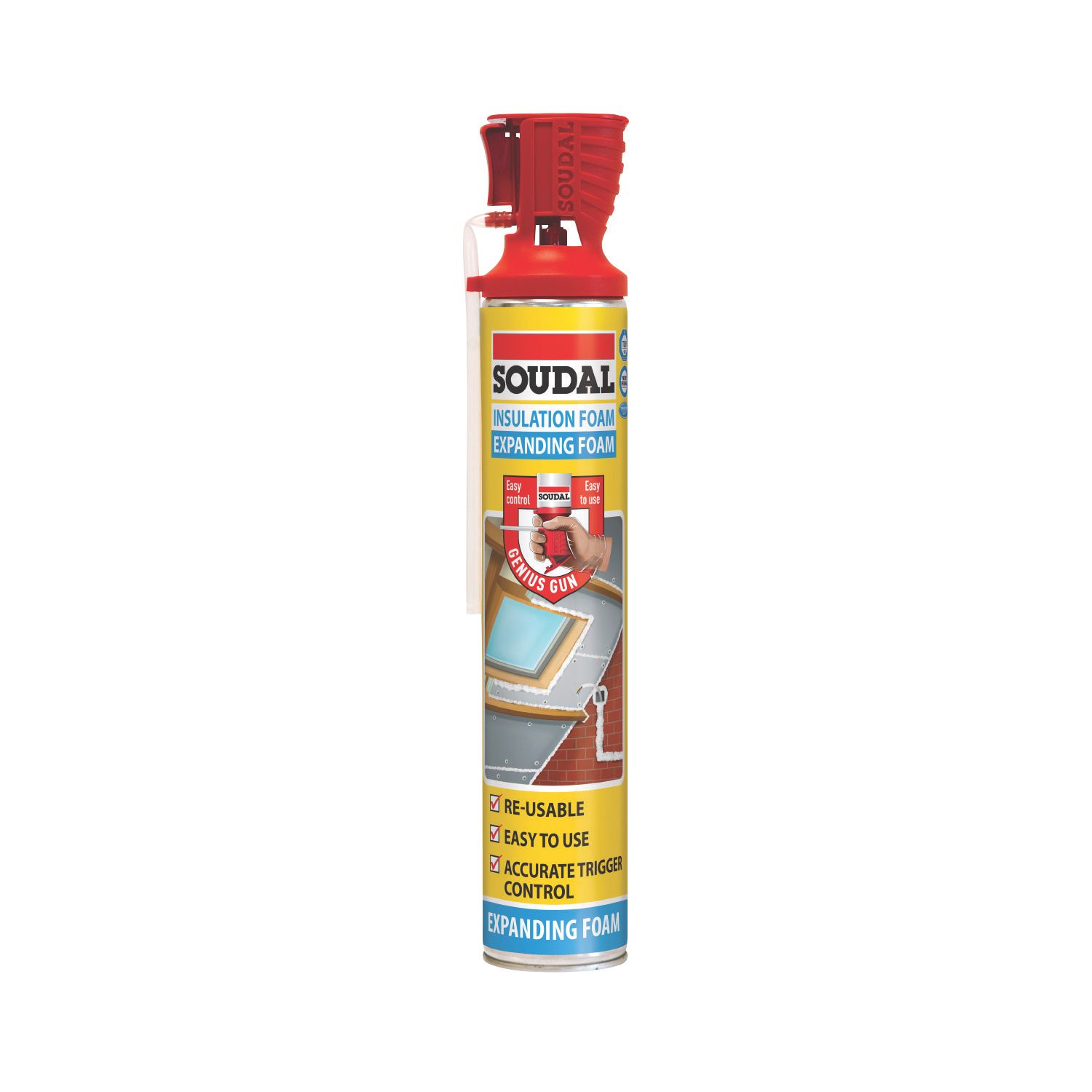 Soudal Genius Insulation Foam Hand-Held 750ml (25943)