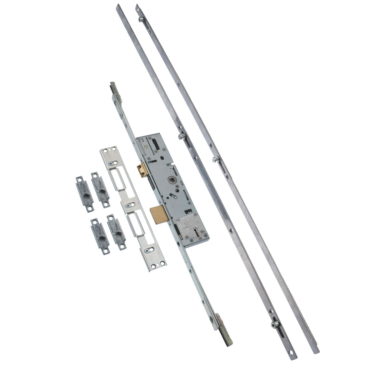 ERA Stainless Steel Euro Profile Replacement Door Multi-Point Lock Kit 53mm Case - 35mm Backset (2594T)