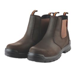 Scruffs Croften Size 9  Brown Water-Resistant  Safety Dealer Boots