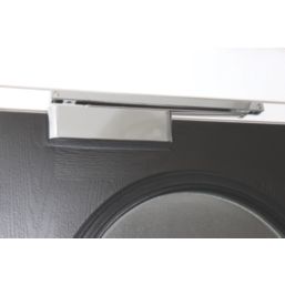 Rutland TS.11205 Fire Rated Cam-Action Overhead Door Closer Polished Chrome