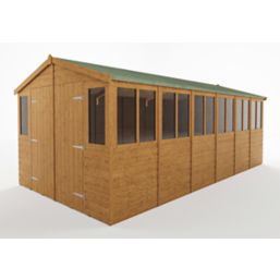 Rowlinson  9' x 18' (Nominal) Apex Shiplap T&G Timber Workshop