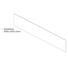 Mariz  Deep Grey Splashback 600mm x 3050mm x 3mm
