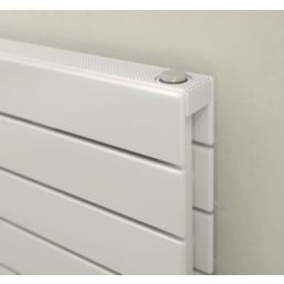 Ximax Oceanus Duplex Deluxe 595mm x 1200mm 3758BTU White Horizontal Designer Radiator
