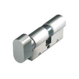Cisa 2 Star 10-Pin Astral S Series 10-Pin Euro Cylinder & Thumbturn 45-55 (100mm) Nickel-Plated