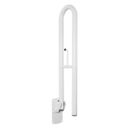 Nymas NymaPRO Doc M Trombone Lift & Lock Hinged Grab Rail  White 800mm x 200mm x 35mm
