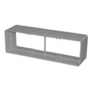 Manrose Rectangular Flat Channel Connector White 204mm