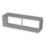 Manrose Rectangular Flat Channel Connector White 204mm