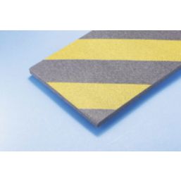 Mottez  Grey/Yellow Protective Foam Strips 1000mm x 150mm x 10mm 2 Pack