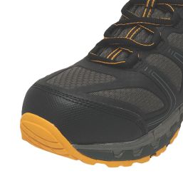 DeWalt Garrison    Safety Trainers Charcoal Grey / Yellow Size 9